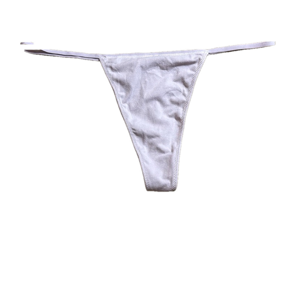 SKIMS 3X Cotton G String Thong Purple Iris Mica NWT Intimates Panties